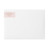 Elegantes Minimal-Blush-Pink-Logo (Vorderseite)