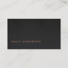 ELEGANTES MINIMAL EINFACHES BLACK FOLIE BLUSPINK VISITENKARTE