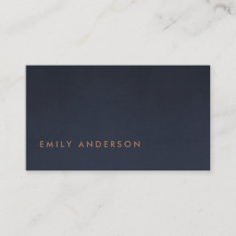 ELEGANTES MINIMAL EINFACHES BLUE FOLIE BLUSPINK VISITENKARTE