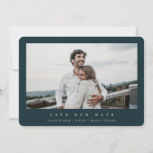 Elegantes Minimal Modernes Single Fotograf Save The Date (Vorderseite)