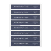 Elegantes Minimal Navy Blue Custom Trendy Business (Bogen)