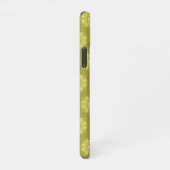 Elegantes minimales geometrisches Gradient Gold iPhone Hülle (Rechte Seite)