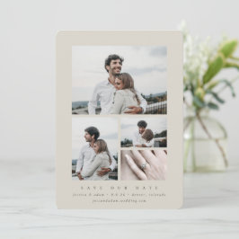 Elegantes minimales Multi-Foto Save The Date