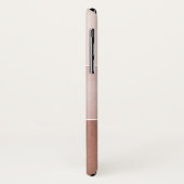 ELEGANTES MINIMALES ROSEN-GOLD ERRÖTEN ROSA Case-Mate iPhone HÜLLE (Hinten/Links)