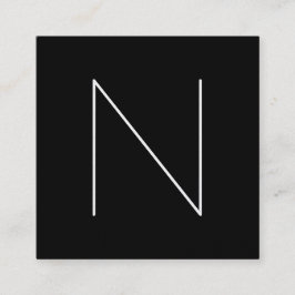 Elegantes minimales schlichtes berufliches quadratische visitenkarte