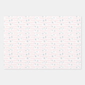 Elegantes Minimalistisch fröhliches Weihnachtsmust Geschenkpapier Set (Vorderseite 3)