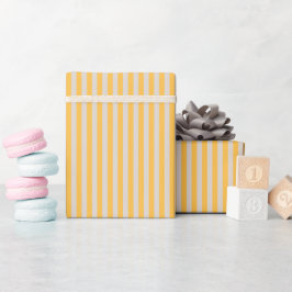 Elegantes, Minimalistisch-gelbes Muster Geschenkpapier