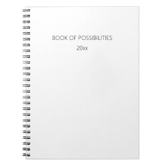 Elegantes Minimalistisch Journal-benutzerdefiniert Notizblock