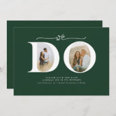 Elegantes Minimalistisch machen wir Save the Date  (Vorne/Hinten)