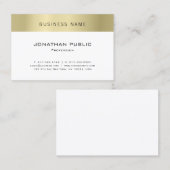 Elegantes Minimalistisch modernes Design Schlichte Visitenkarte (Vorne/Hinten)