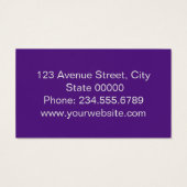 Elegantes, minimalistisches Abzeichen (Rückseite)