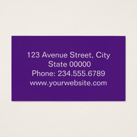 Elegantes, minimalistisches Abzeichen (Rückseite)