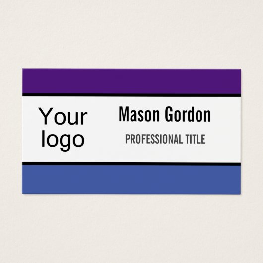 Elegantes, minimalistisches Abzeichen (Vorderseite)