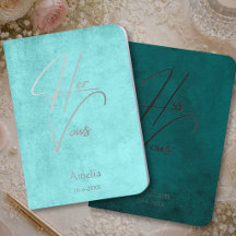 Elegantes minimalistisches aqua türkisfarbenes Hoc