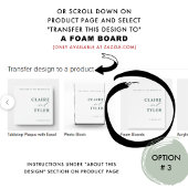 Elegantes Minimalistisches Begrüßungszeichen Poster