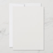 Elegantes Minimalistisches botanisches Save the Da Date (Rückseite)