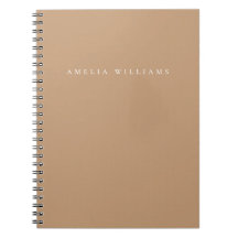 Elegantes minimalistisches braunes Monogramm