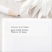 Elegantes Minimalistisches Brautparty-Adressetiket (Insitu)