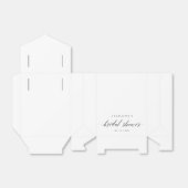 Elegantes Minimalistisches Brautparty Geschenkschachtel (Ungefaltet)