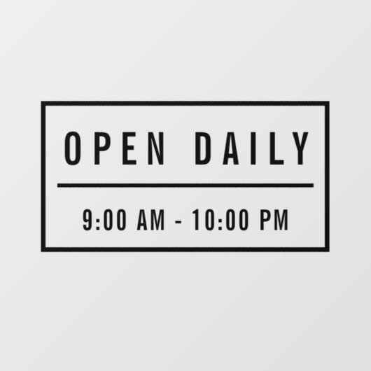 Elegantes Minimalistisches Café Herzlich Willkomme Fensteraufkleber (Blatt)