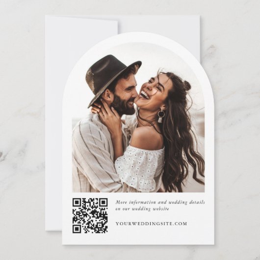 Elegantes Minimalistisches Calligrafy Probe Dinner Einladung (Rückseite)