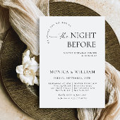 Elegantes Minimalistisches Calligrafy Probe Dinner Einladung