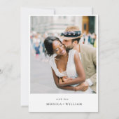 Elegantes Minimalistisches Calligrafy Probe Dinner Einladung (Rückseite)