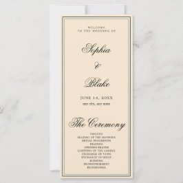 Elegantes Minimalistisches Champagner-Hochzeitspro