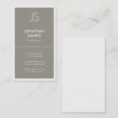 Elegantes minimalistisches Design Beliebt Moderne Visitenkarte (Vorne/Hinten)