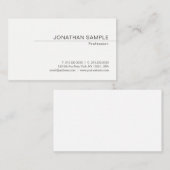 Elegantes minimalistisches Design Modernes Templat Visitenkarte (Vorne/Hinten)