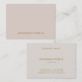 Elegantes Minimalistisches Design-Template Visitenkarte (Vorne/Hinten)