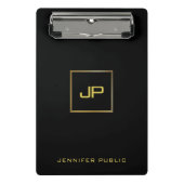 Elegantes Minimalistisches Design Trendy Modernes  Mini Klemmbrett (Vorderseite)