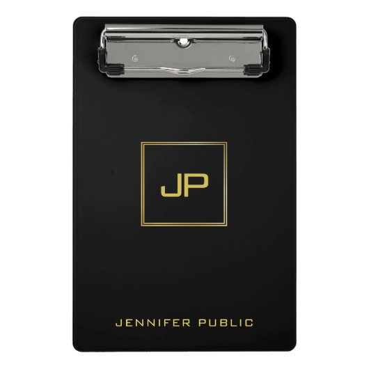 Elegantes Minimalistisches Design Trendy Modernes  Mini Klemmbrett (Vorderseite)