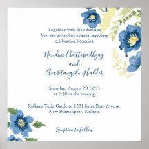 Elegantes Minimalistisches Einladungspaket für Hoc