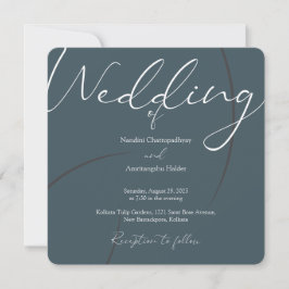 Elegantes Minimalistisches Einladungspaket für Hoc Save The Date