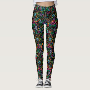 Elegantes minimalistisches Farblebendesign Leggings