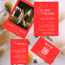 Elegantes Minimalistisches Foto Hochzeit