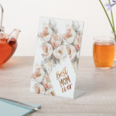 Elegantes Minimalistisches Geschenk für den Mutter Sockelschild (In SItu)