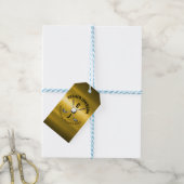 Elegantes Minimalistisches Golf Monogram Design Geschenkanhänger (Mit Garn)