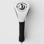 Elegantes Minimalistisches Golf Monogram Design Headcover (Vorderseite)