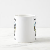 Elegantes Minimalistisches Golfdesign Kaffeetasse (Mittel)