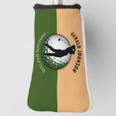 Elegantes Minimalistisches Golfer-Design Golf Headcover (Rotieren 90)
