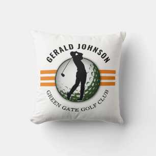 Elegantes minimalistisches Golfer-Design Kissen