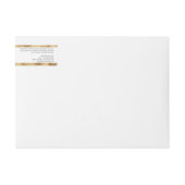 Elegantes, Minimalistisches JAR-Label für Weißgold (Vorderseite)