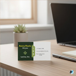 Elegantes Minimalistisches klassisches Design für  Visitenkarte