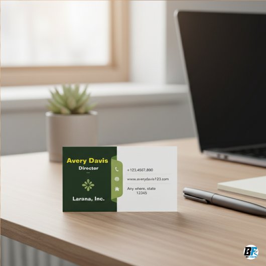 Elegantes Minimalistisches klassisches Design für  Visitenkarte