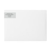 Elegantes Minimalistisches Light Gray Business (Vorderseite)