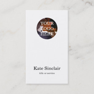 Elegantes Minimalistisches modernes Ihr Logo Visitenkarte