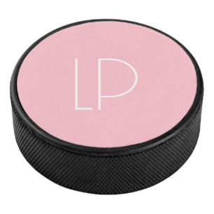 Elegantes minimalistisches modernes Initial auf pa Eishockey Puck