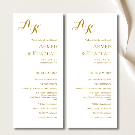 Elegantes minimalistisches modernes islamisches Ho Programm